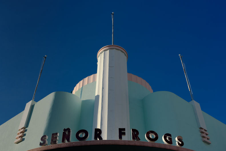 Miami Blue skies and architecture
