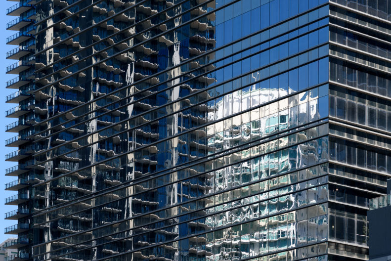 Miami Blue skies and architecture