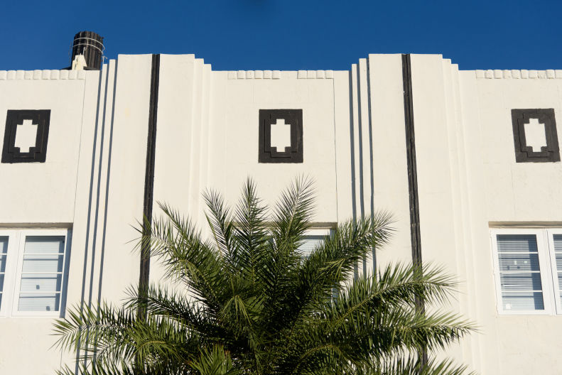 Miami Blue skies and architecture