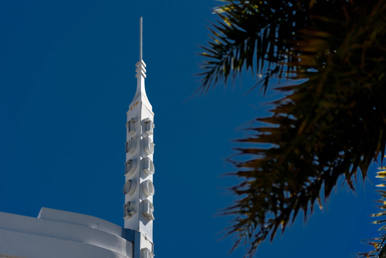 Miami Blue skies and architecture