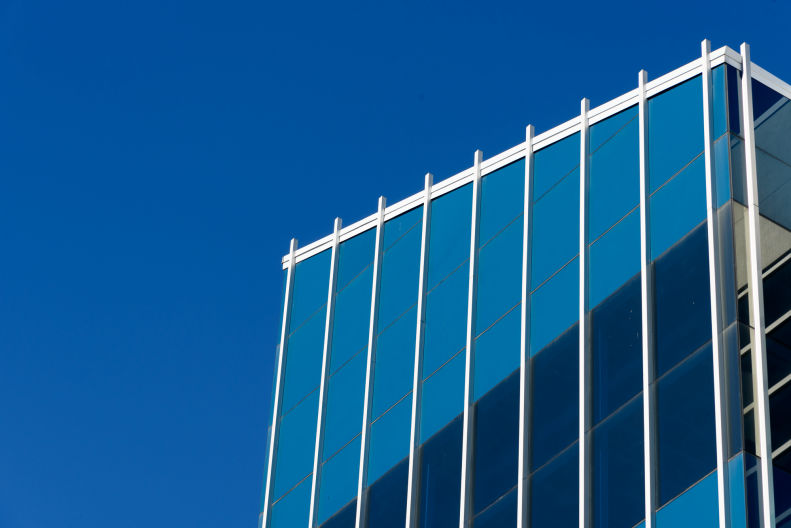 Miami Blue skies and architecture