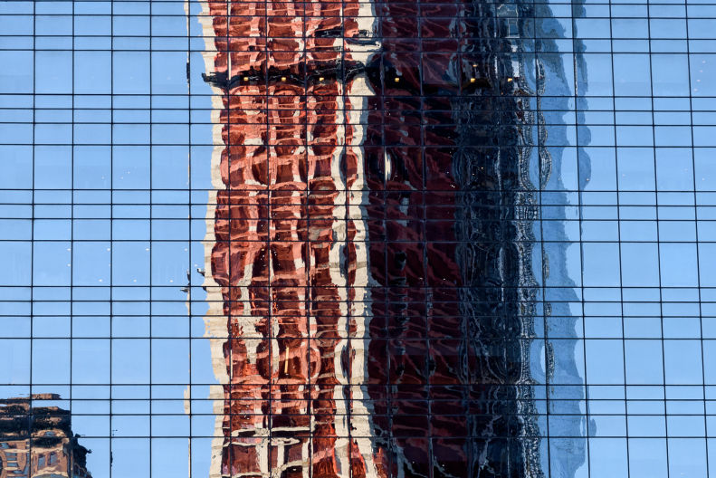 New York architecture reflections