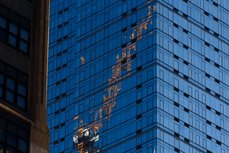 New York architecture reflections