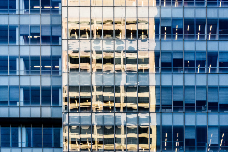 New York architecture reflections