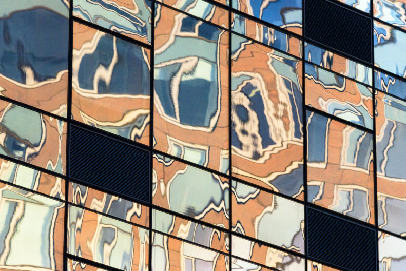 New York architecture reflections