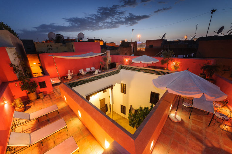 The Riad Porte Royale in the Medina of Marrakech
